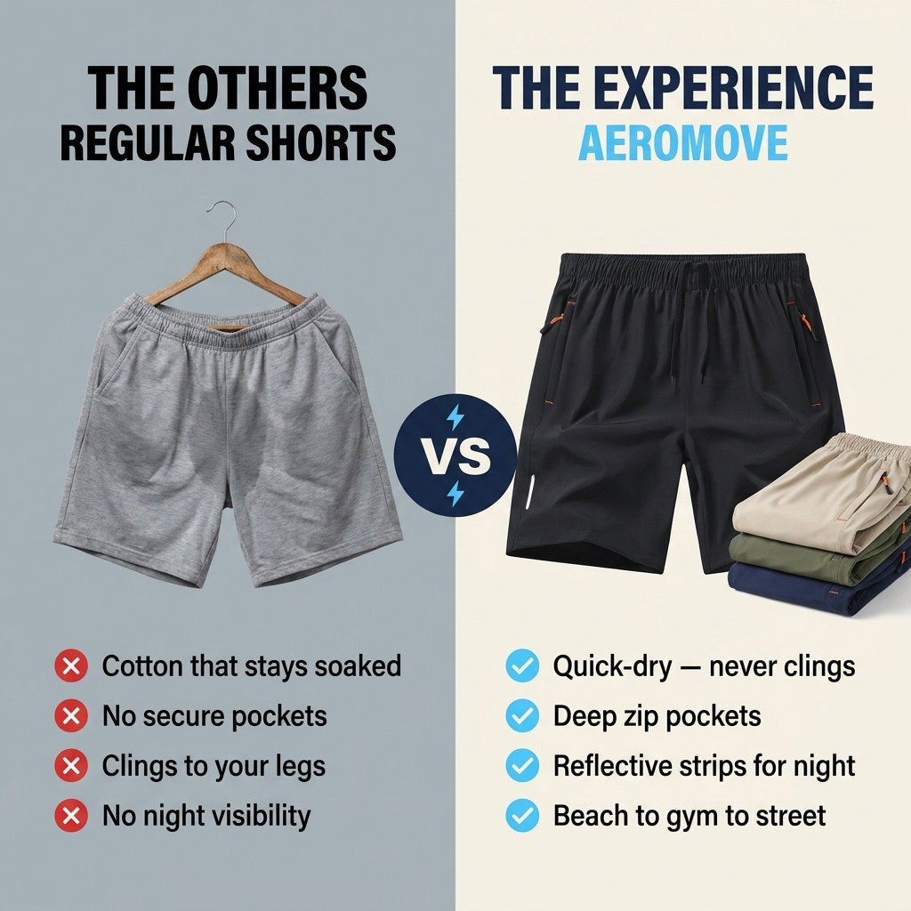 AeroMove shorts vs regular shorts